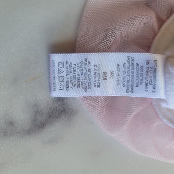 Charming Pink Ruffled Kids Hat - Picture 3 of 4